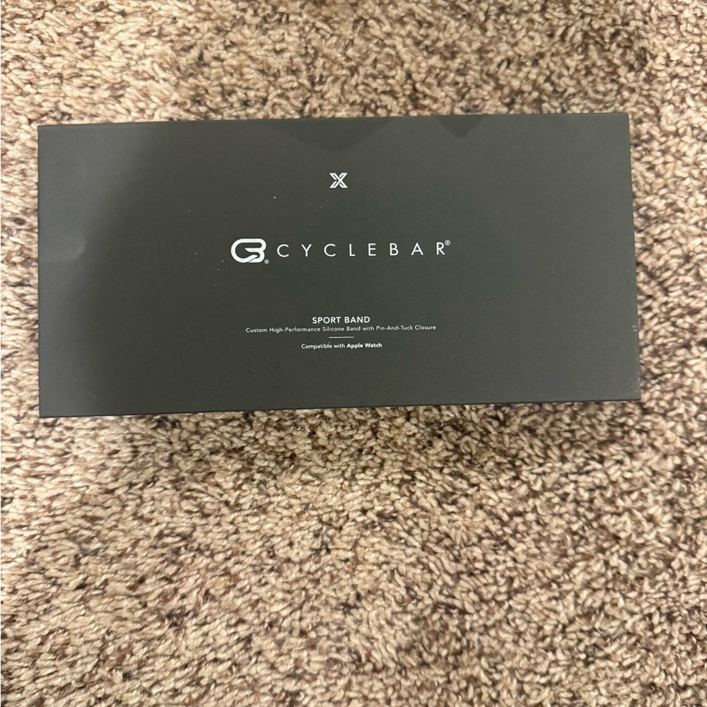 CycleBar Black Sport Band for Apple Watch